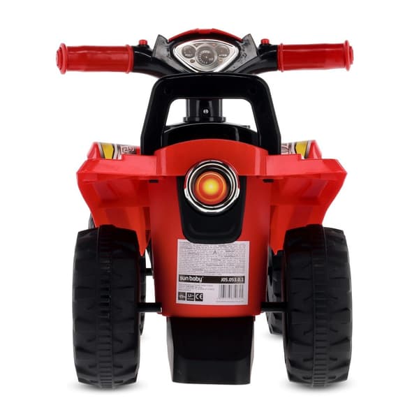 Kørestol til et etårigt barn, ATV, rød