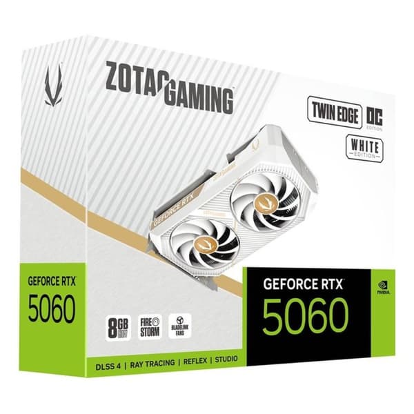 ZOTAC GAMING RTX 5060 Twin Edge OC Vitt Grafikkort