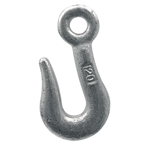 Koukku silmukalla, sinkitty, 90 x 12 mm pewag