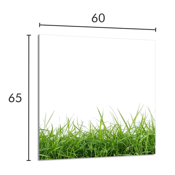 KEITTIÖN LASIPANEELI 60x65 Valkoinen
