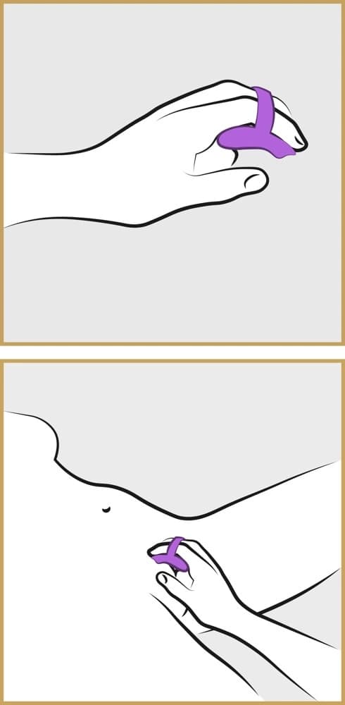 Fantasy For Her Silikon Fingervibrator Lila