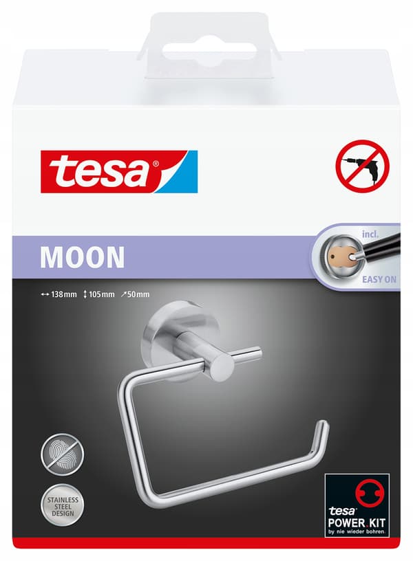 tesa Moon Toiletpapirholder INGEN BORING