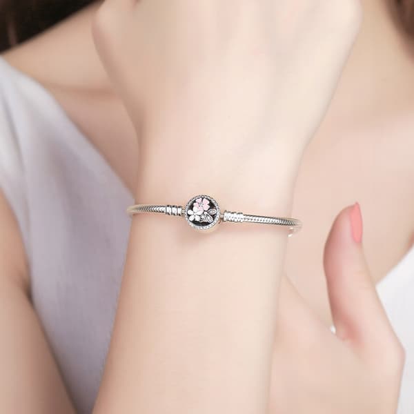 Pulsera Modular Pandora FLORES 23 cm
