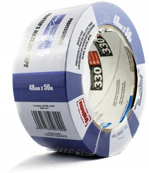 BLÅ DELFIN maskeringstejp 48 mm