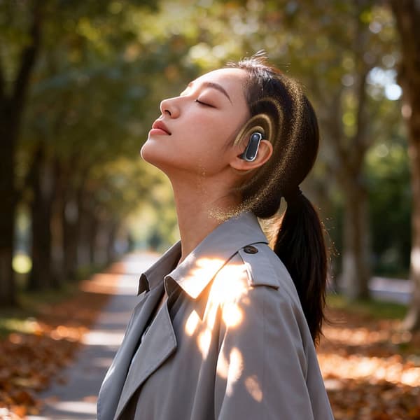 U17Z Bluetooth OWS Trådløse Over-Ear Hovedtelefoner - Sort