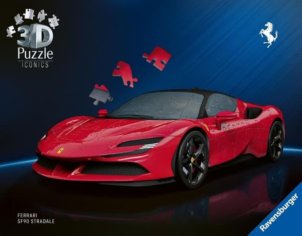 3D-pussel Ikoniska Ferrari Stradale 108 bitar