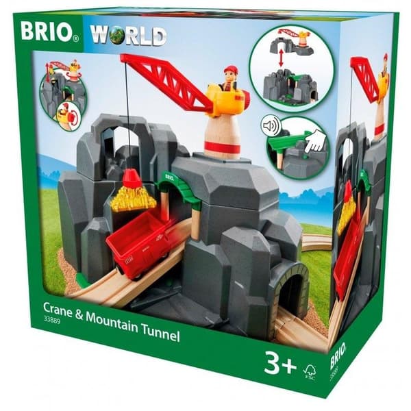 Brio kran og bjergtunnel