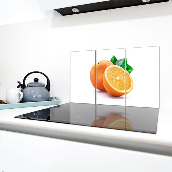 Skyddsplatta i glas för spis 3x30x52