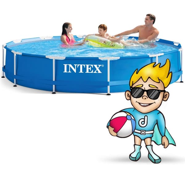 Trädgårdspoolram 366 x 76 cm INTEX 28210