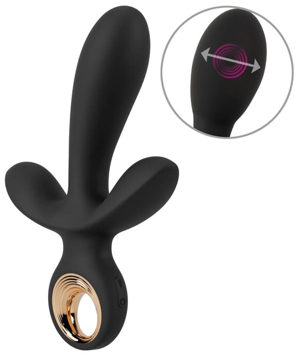Eternal Wearable Oppustelig Triple Vibrator Sort