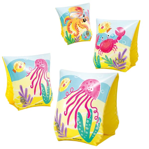 Blæksprutte svømmearmbånd 23 x 15 cm INTEX 58652