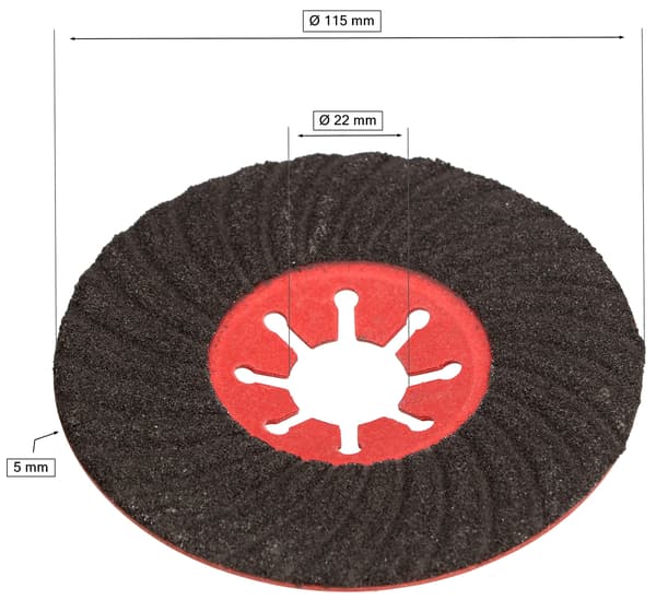 SUPERFLEX slibeskive 115 mm tyk 80