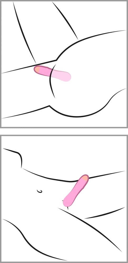 Cuties Pink Mini Grooved Vibrator