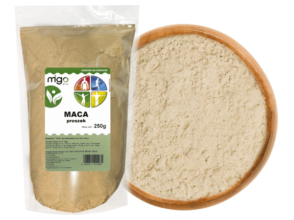 Macapulver, stødt rod 250g - MIGOgroup