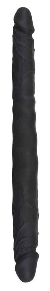 Bad Kitty Musta Silikoninen Tupladildo 40 CM