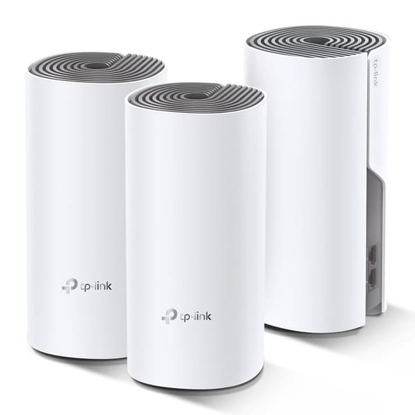 TP-LINK Deco E4 mesh-system, 3-pak, rækkevidde op til 260 m², hvid