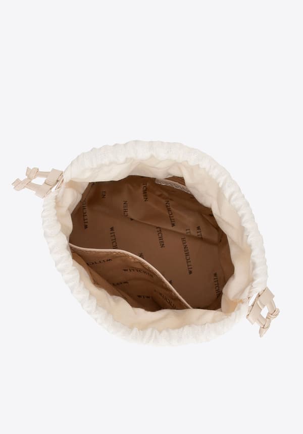 Wittchen Damväska med vävd textur, Beige, Polypropylen