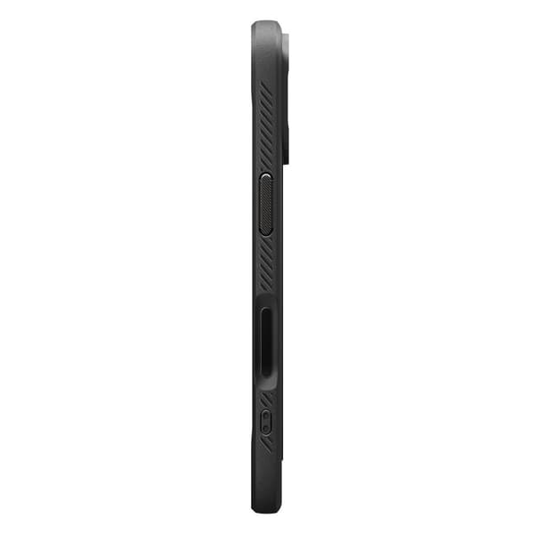 iPhone 17 Rugged Armor Mag MagSafe Beskyttende Etui - Mat Sort