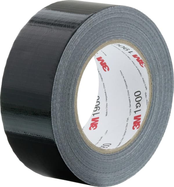 3M 1900 kangasteippi 50mx50mm, musta