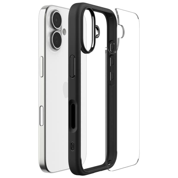Bagcover til iPhone 17 Ultra Hybrid - mat sort