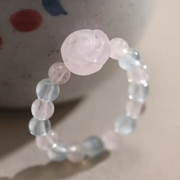 Ring Naturstenar Justerbar Ring Ros Trusky