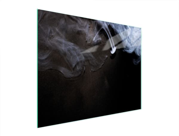 SKÄRBRÄDA I GLAS 52x40 RÖK