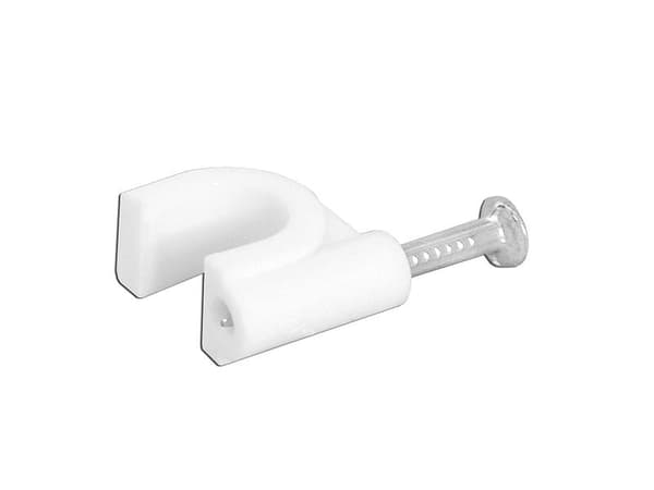RUND KABELHOLDER 5MM HVID FLOP