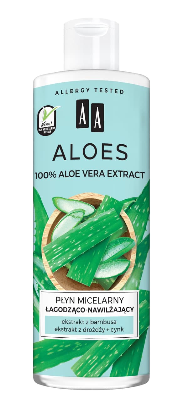 AA ALOE kosteuttava misellivoide 400ml