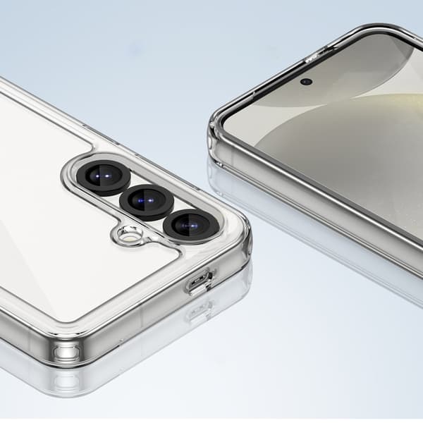 Google Pixel 10 5G Outer Space -kotelo geelikehyksellä - läpinäkyvä