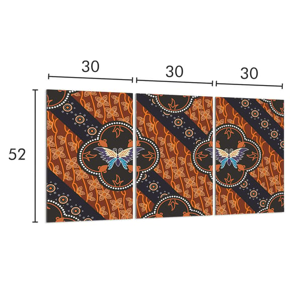Lasinen suojalevy liedelle 3x30x52