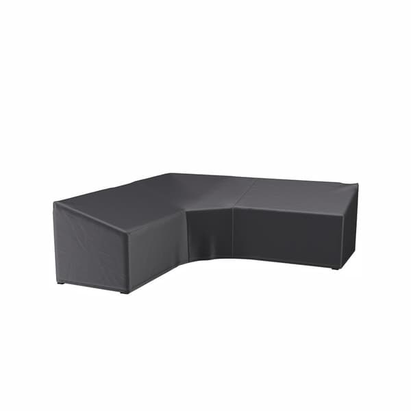 Homms AeroCover L-format trädgårdsskydd 255x255x90 cm grå