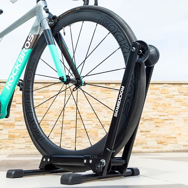 Hopfällbart cykelställ för 20-29" hjul - svart