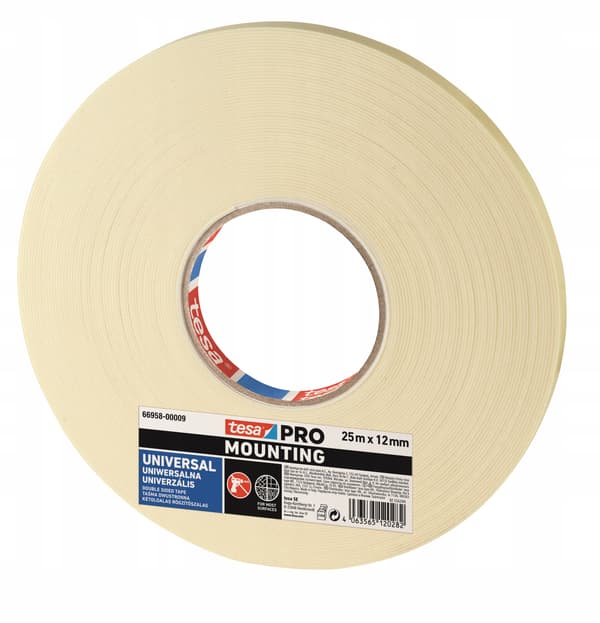 tesa PRO monteringstape 25m x 12mm universal
