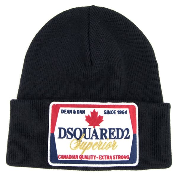 DSQUARED2 herr vintermössa ITALIEN svart