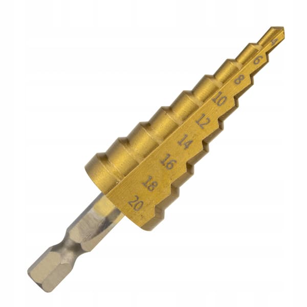HSS stegkonborr 4-20mm HEX för metall