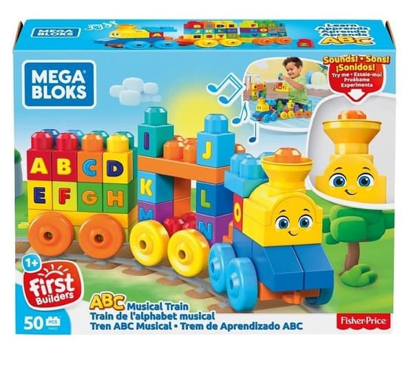 Mega Bloks ABC-tog med lyd