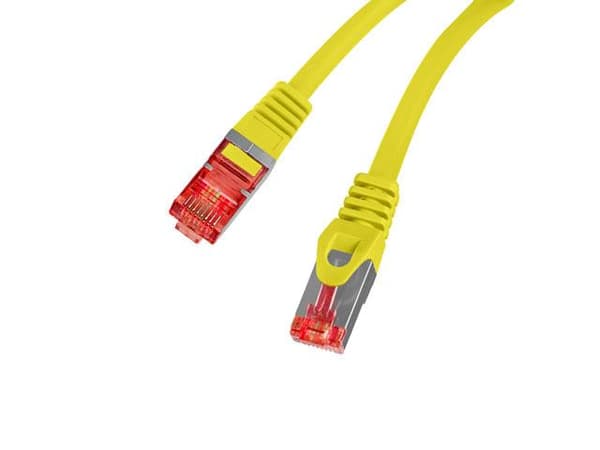Patchkabel Lanberg S/FTP kat.6 20m LSZH CU fluke bestået gul