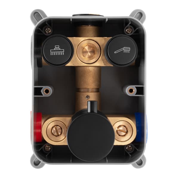 LUNGO INDBYGGET BRUSESYSTEM SORT TERMOSTAT SKU REA-P8549