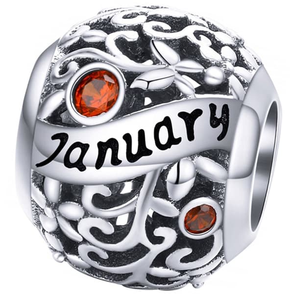 Pandora Charm Januar Måned Fødselssten S925