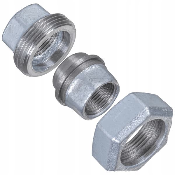 GALVANISERET 3/4 TOMMER KONUSSKRUEFORBINDELSE