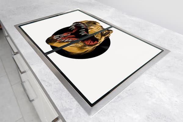 LASINEN SUOJALEVY 75x52 DINOSAURUS