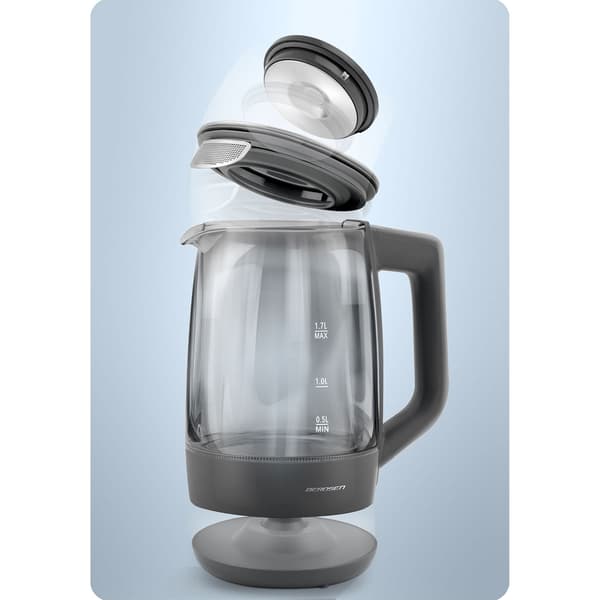 Berdsen BD-711 1,7l elkedel, glas