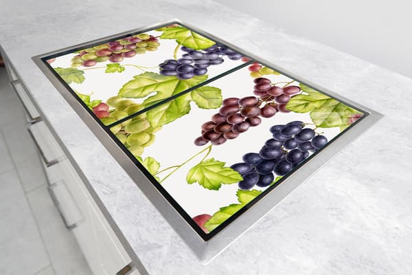 GLASSKYDDSPLÅT FÖR SPIS 85x52 FRUKT