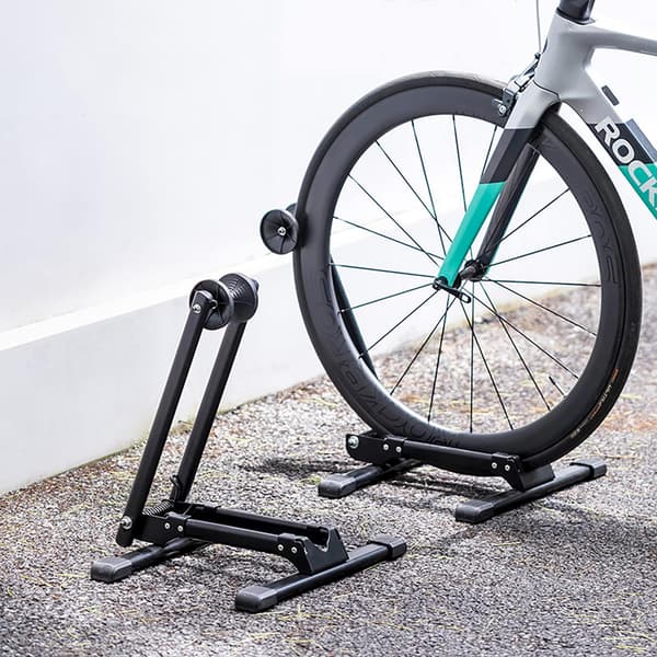Hopfällbart cykelställ för 20-29" hjul - svart