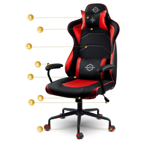 Sofotel Katarina gamingstol - röd - 2590