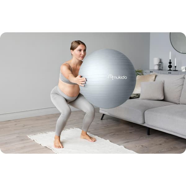 Graviditets-aerobicbold 65 cm NS-951 grå