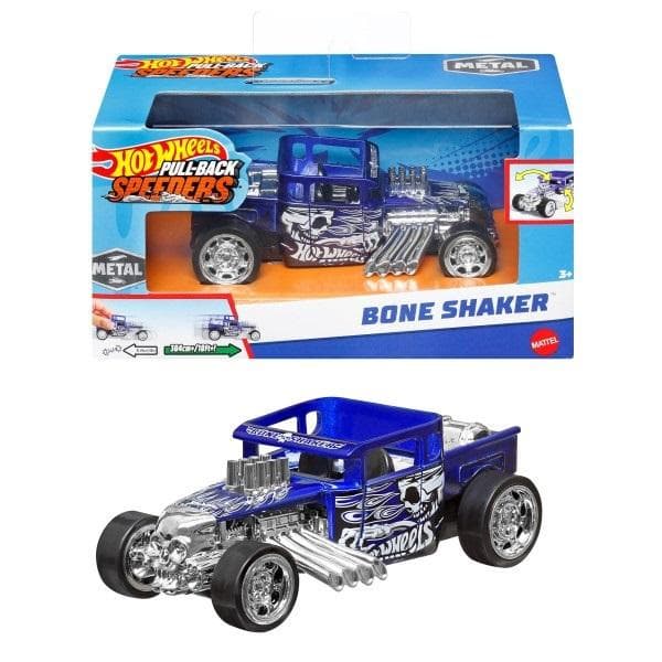 Hot Wheels pull-back køretøjsmix