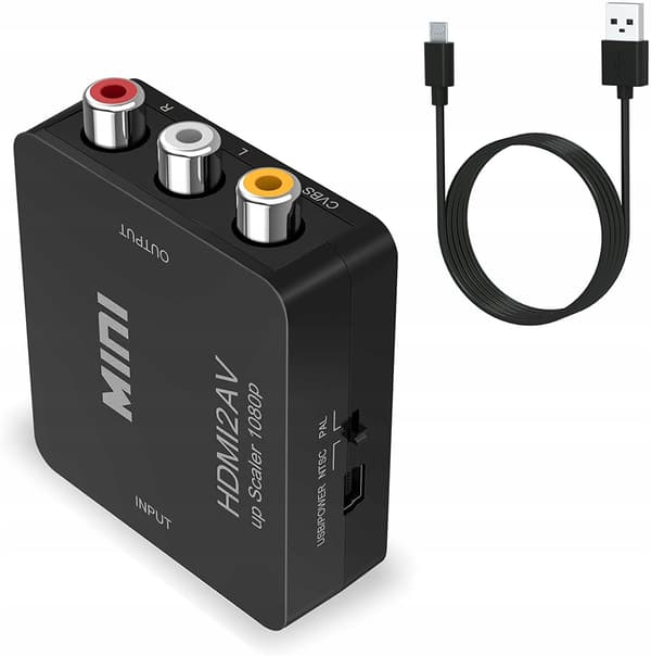 HDMI 1080p - AV 3xRCA CVBS CINCH -SOVITIN