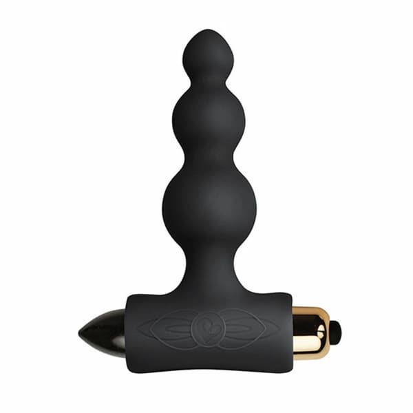 RocksOff Petite Sensations Bubbles Sort Vibrerende Analplug