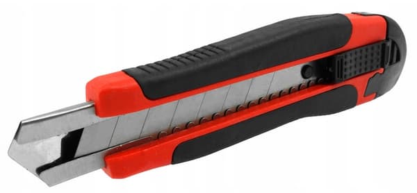 Tapetkniv med 18 mm udskifteligt blad multifunktionel solid holdbar